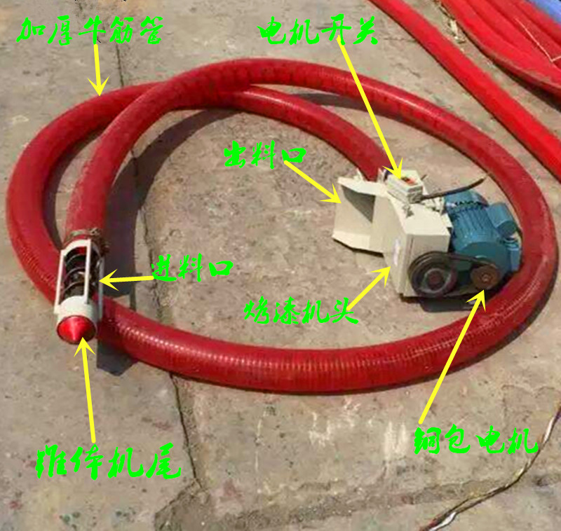 自吸式軟管吸沙機結(jié)構(gòu)