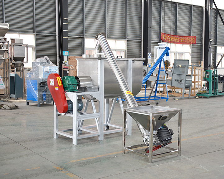 螺旋軸與吊、頭、尾軸承嵌入連接