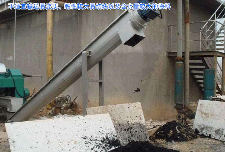U型螺旋輸送機(jī)主要用于輸送小顆粒狀、粉狀、小塊狀物料，不適宜輸送易變質(zhì)、黏性較大易結(jié)塊以及含水量較大的物料。